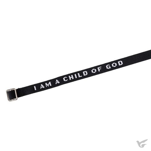 Productafbeelding: voorkant van Armbandje i am a child of God zwart