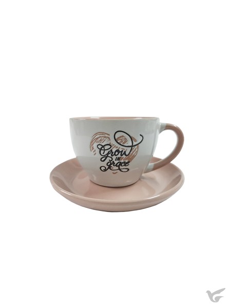 Productafbeelding: voorkant van Cup & Saucer Grow in Grace