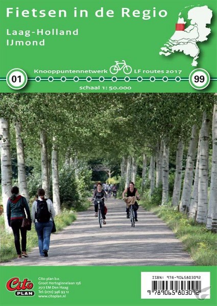 Productafbeelding: voorkant van Fietsen in de regio Laag-Holland, IJmond