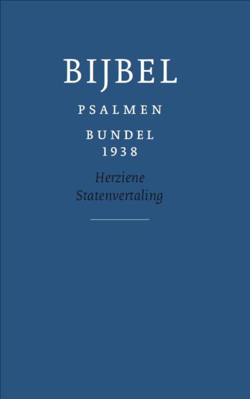 Productafbeelding: voorkant van Bijbel psalmenbundel 1938