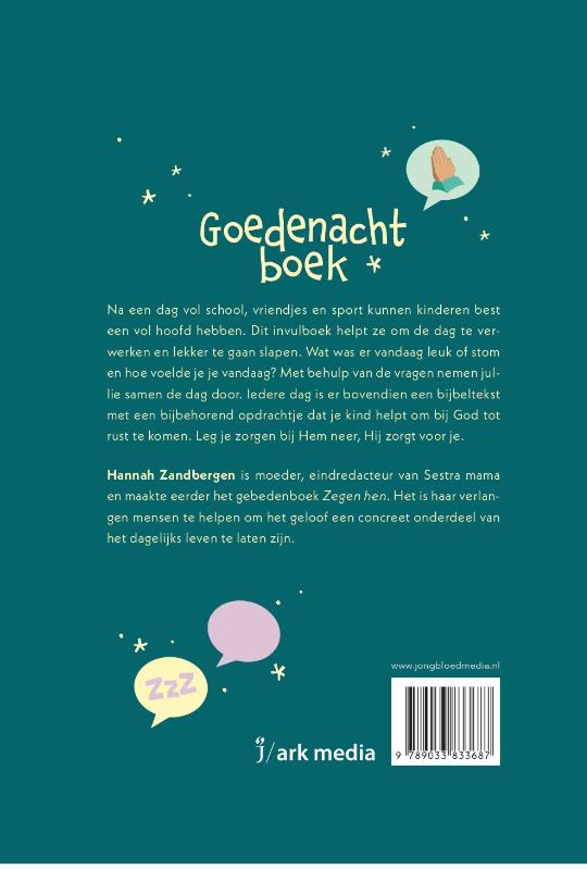 Productafbeelding: achterkant van Goedenachtboek