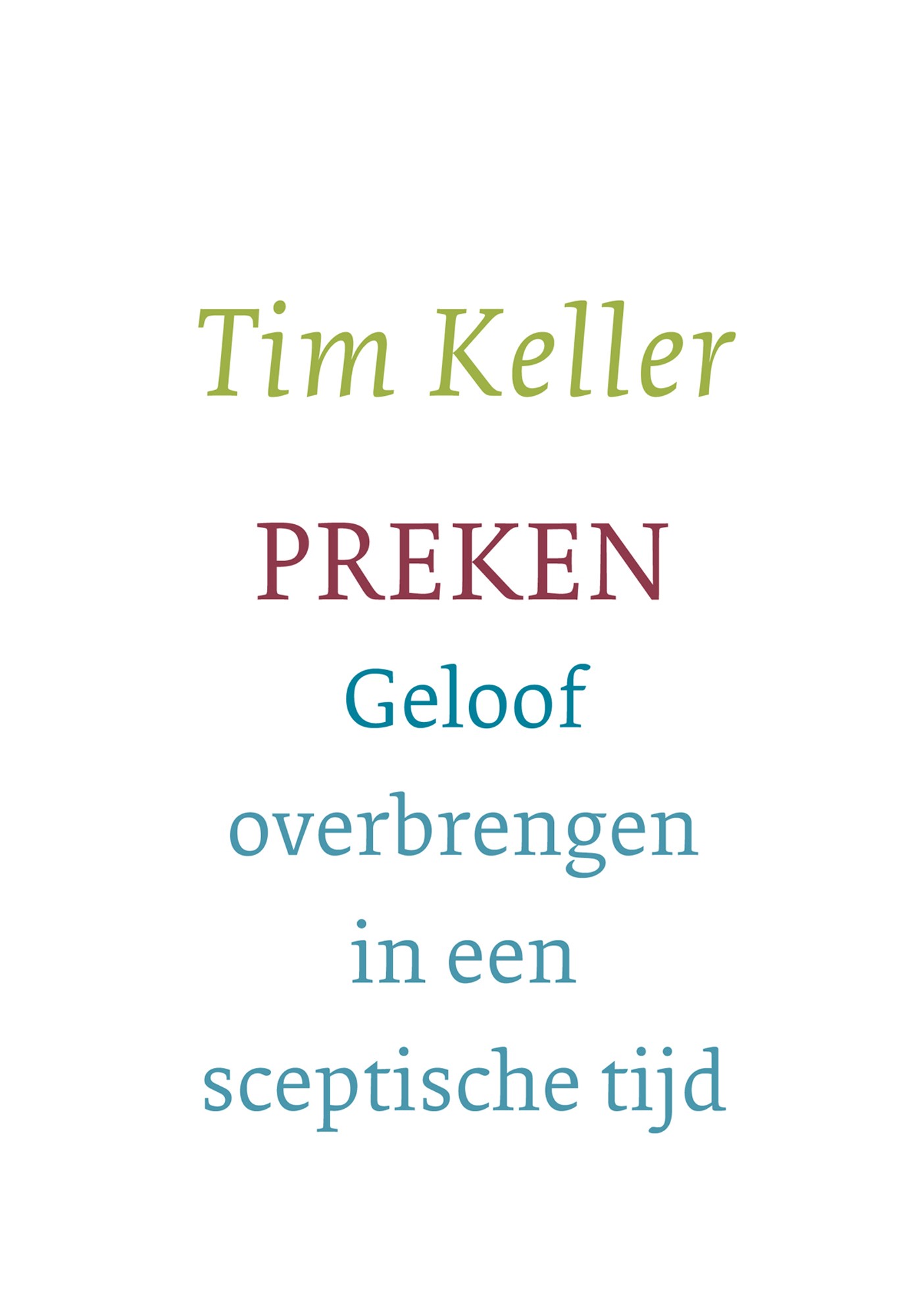Productafbeelding: voorkant van Preken