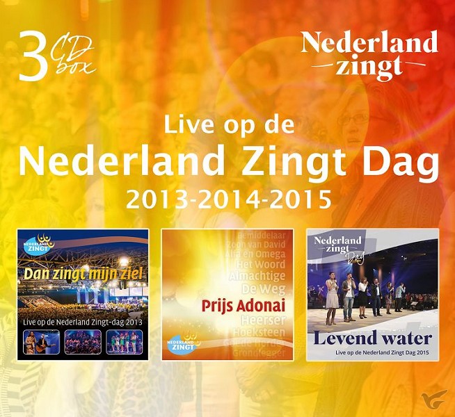 Productafbeelding: voorkant van Nederland Zingt live 2013-2014-2015