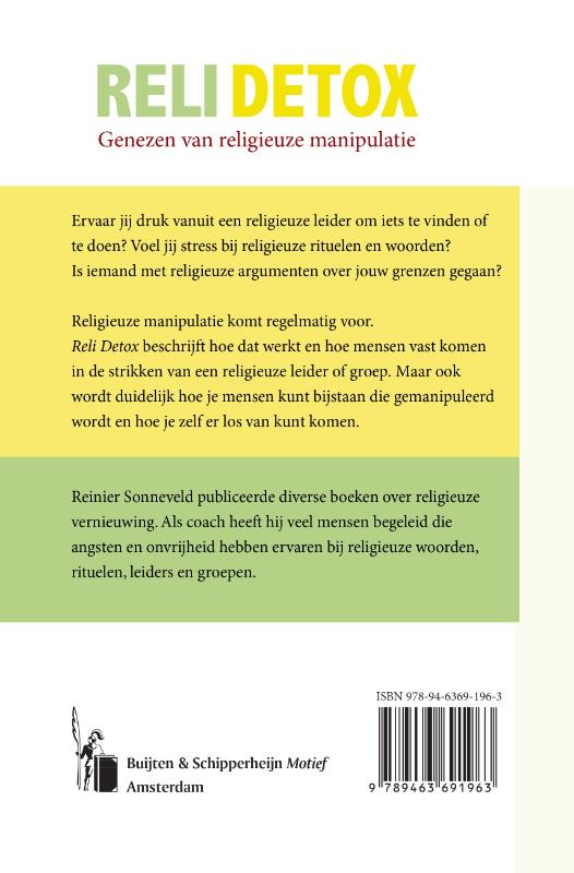 Productafbeelding: achterkant van Reli detox