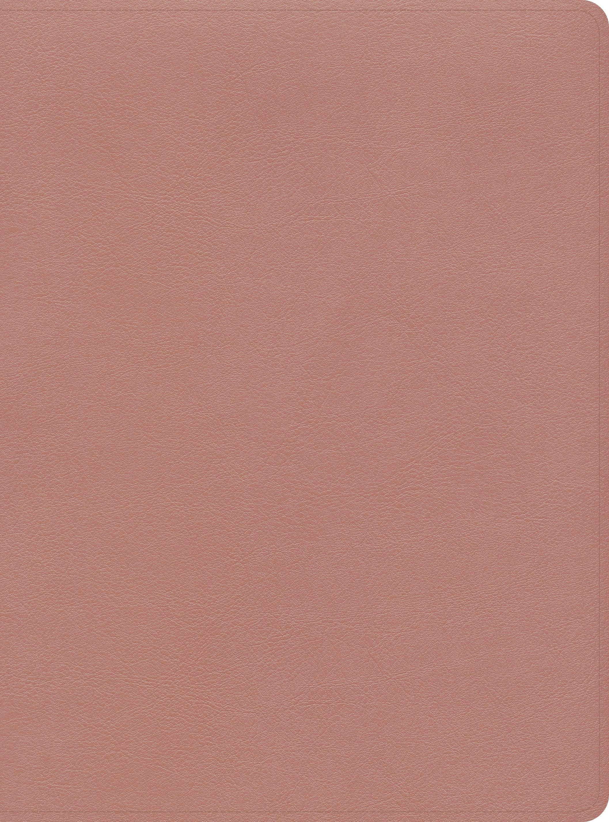 Productafbeelding: voorkant van CSB Study Bible-Rose Gold LeatherTouch Indexed