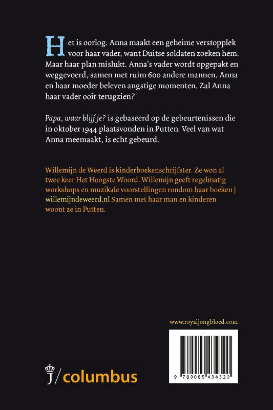 Productafbeelding: achterkant van Papa, waar blijf je?