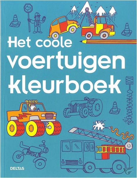 Productafbeelding: voorkant van Coole voertuigen kleurboek