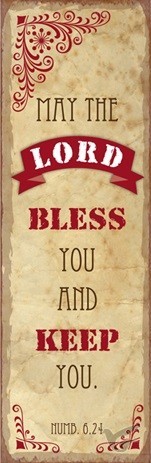 Productafbeelding: voorkant van May the lord bless you and keep you