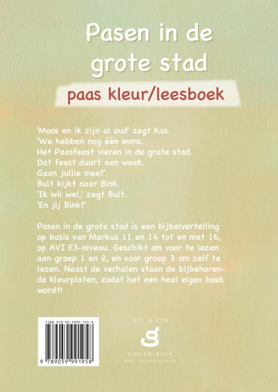 Productafbeelding: achterkant van Pasen in de grote stad