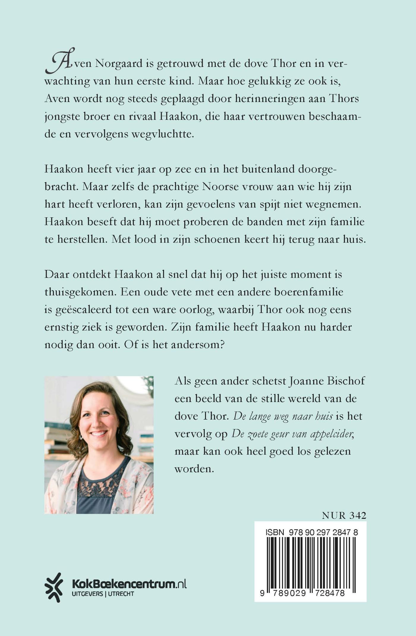 Productafbeelding: achterkant van De lange weg naar huis