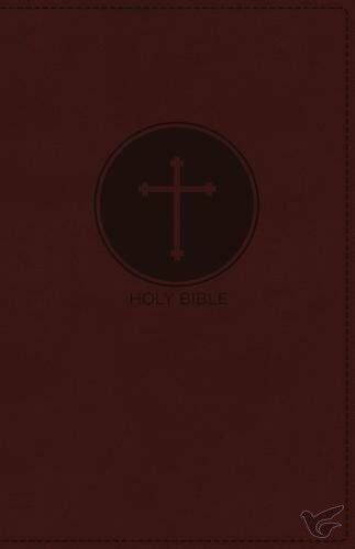 Productafbeelding: voorkant van Deluxe Gift Bible - burgundy