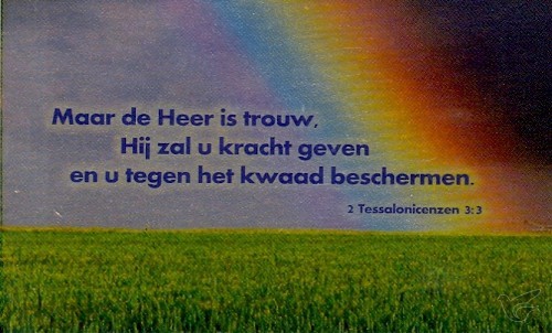 Productafbeelding: voorkant van Minikaart maar de Heer is trouw