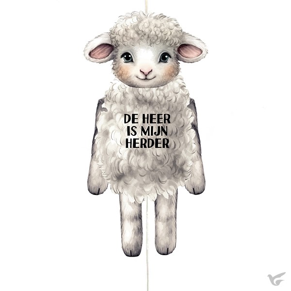 Productafbeelding: voorkant van De Heer is mijn herder Schaap