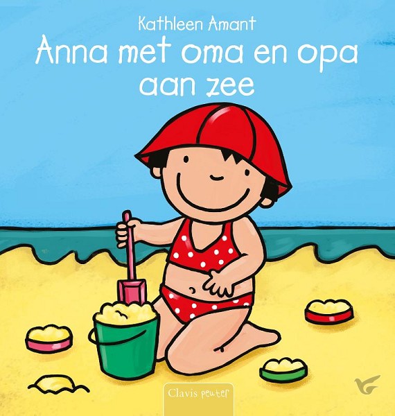Productafbeelding: voorkant van Anna met oma en opa aan zee