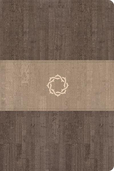 Productafbeelding: voorkant van KJV Essential Teen Study Bible-Weathered Grey LeatherTouch Indexed