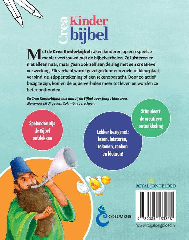 Productafbeelding: achterkant van Crea Kinderbijbel