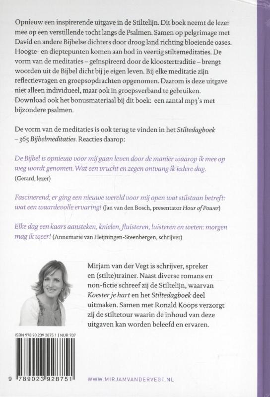 Productafbeelding: achterkant van Herademen met de Psalmen