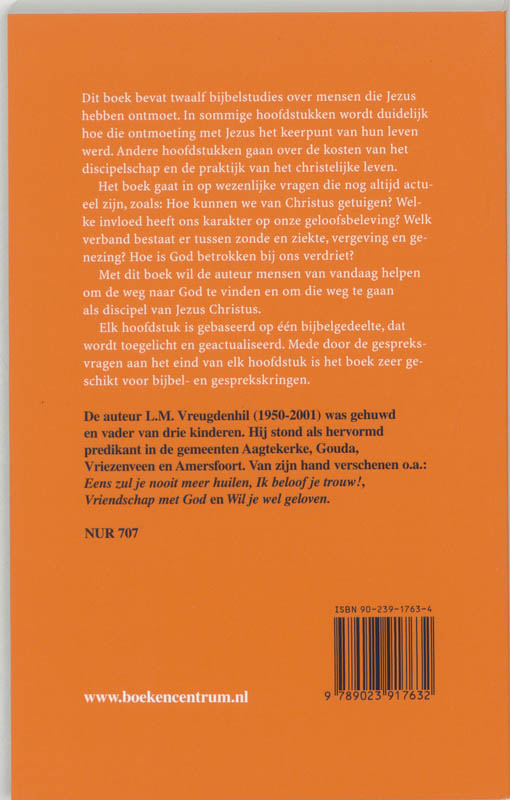 Productafbeelding: achterkant van Ontmoetingen met Jezus