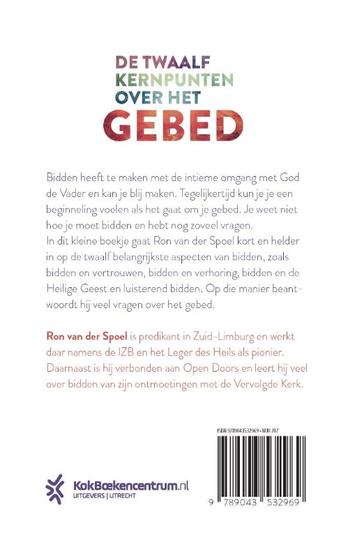 Productafbeelding: achterkant van Kort en krachtig over het gebed