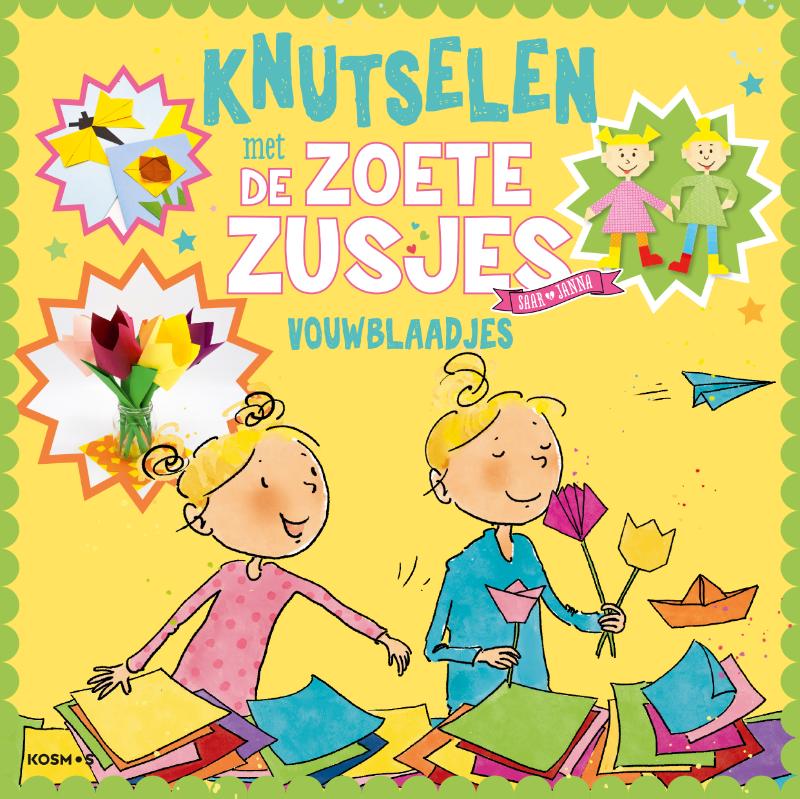 Productafbeelding: voorkant van Knutselen met de Zoete Zusjes - vouwblaadjes