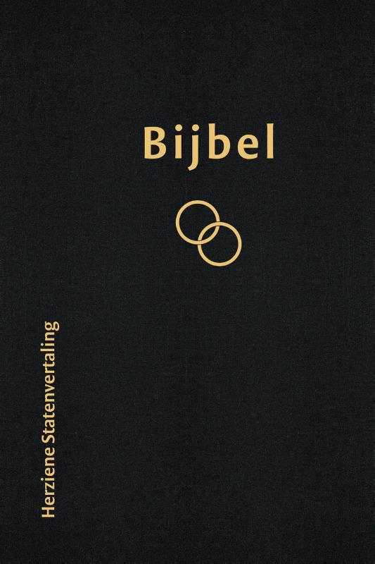 Productafbeelding: voorkant van Bijbel Huwelijksbijbel Herziene Statenvertaling zwart