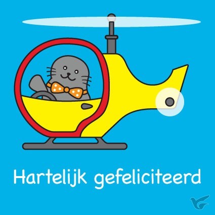 Productafbeelding: voorkant van Kaart hartelijk gefeliciteerd