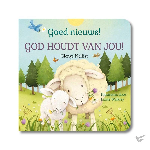 Productafbeelding: voorkant van Goed nieuws! God houdt van jou! 14x14cm
