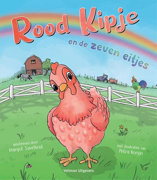 Productafbeelding: voorkant van Rood kipje en de zeven eitjes