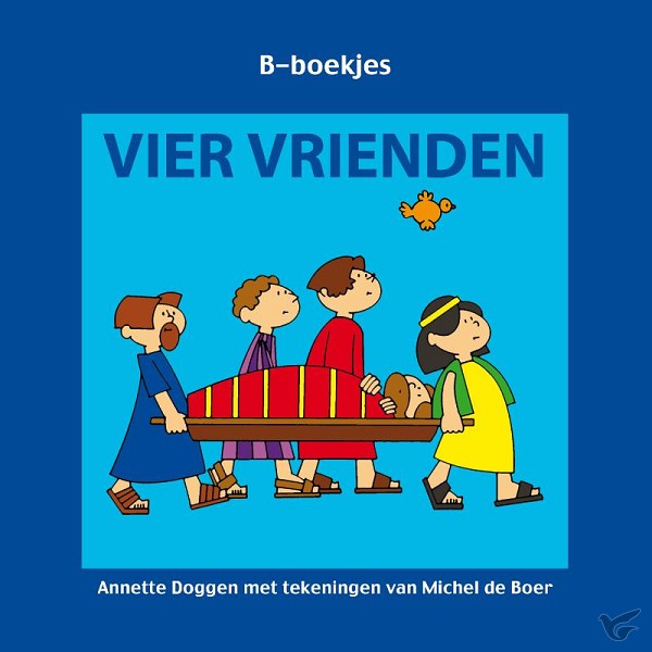 Productafbeelding: voorkant van Vier vrienden B-boekje