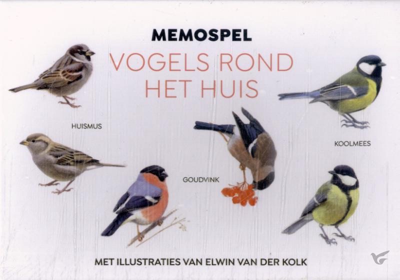 Productafbeelding: voorkant van Vogels rond het huis - memospel