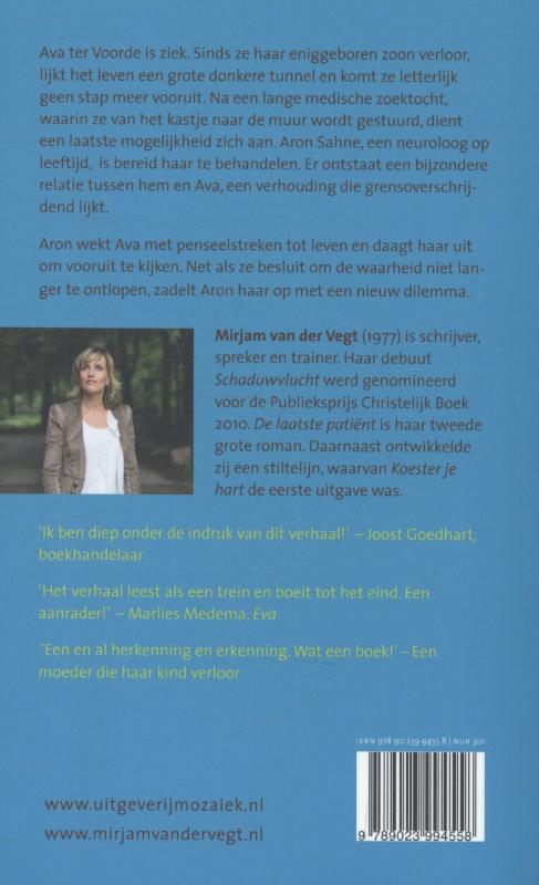 Productafbeelding: achterkant van De laatste patient