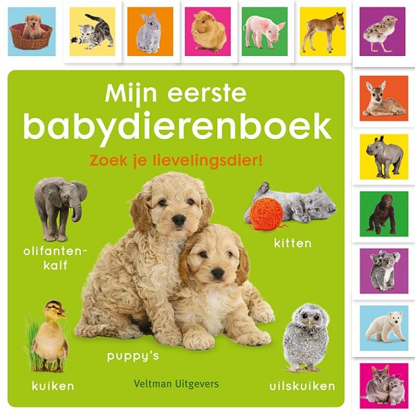 Productafbeelding: voorkant van Mijn eerste babydierenboek