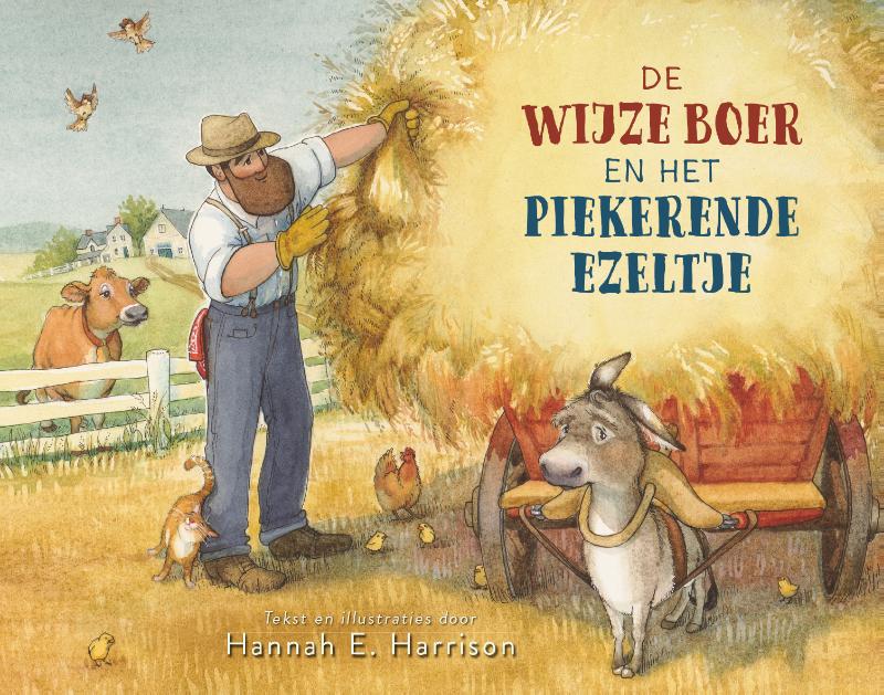 Productafbeelding: voorkant van De wijze boer en het piekerende ezeltje