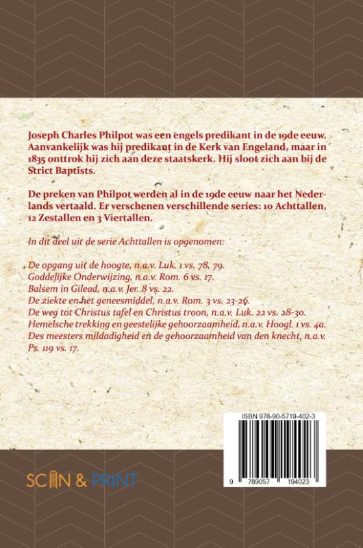 Eerste Achttal Leerredenen 