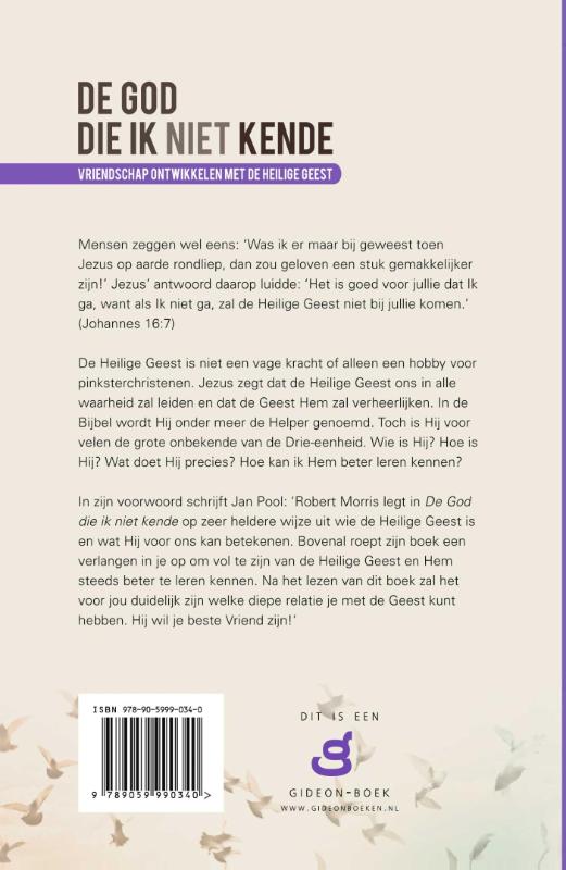 Productafbeelding: achterkant van De God die ik niet kende