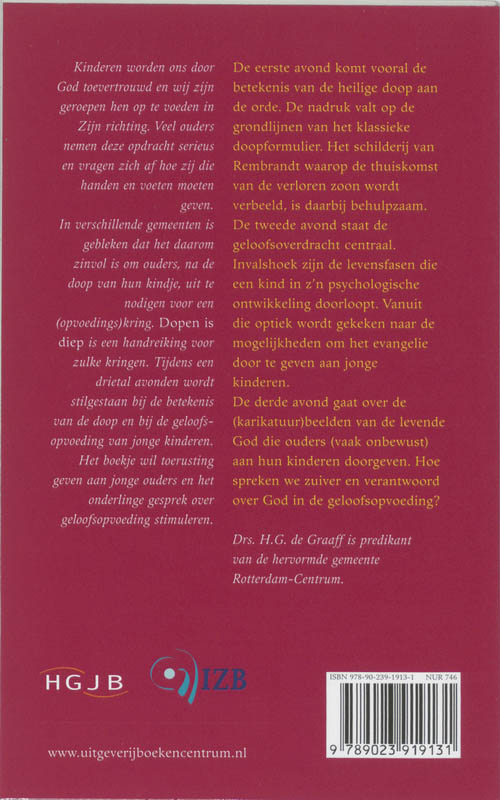 Productafbeelding: achterkant van Dopen is diep