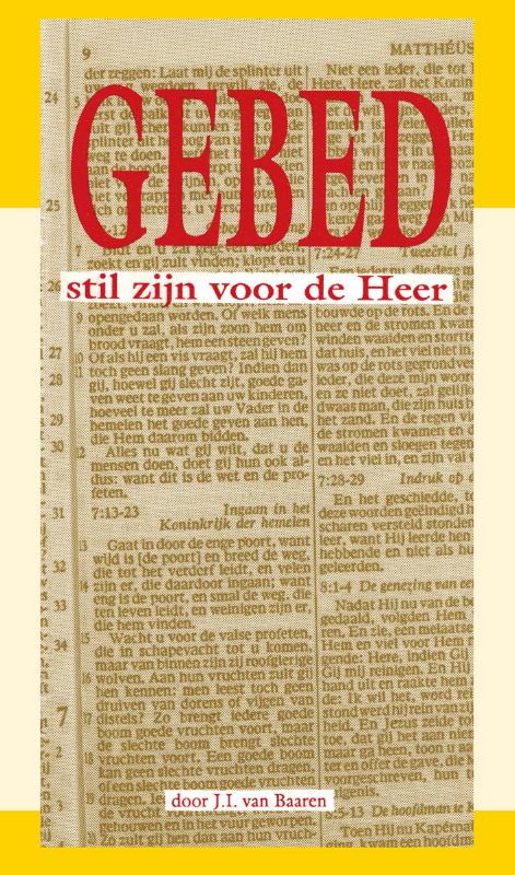 Productafbeelding: voorkant van Gebed: stil zijn voor de Heer