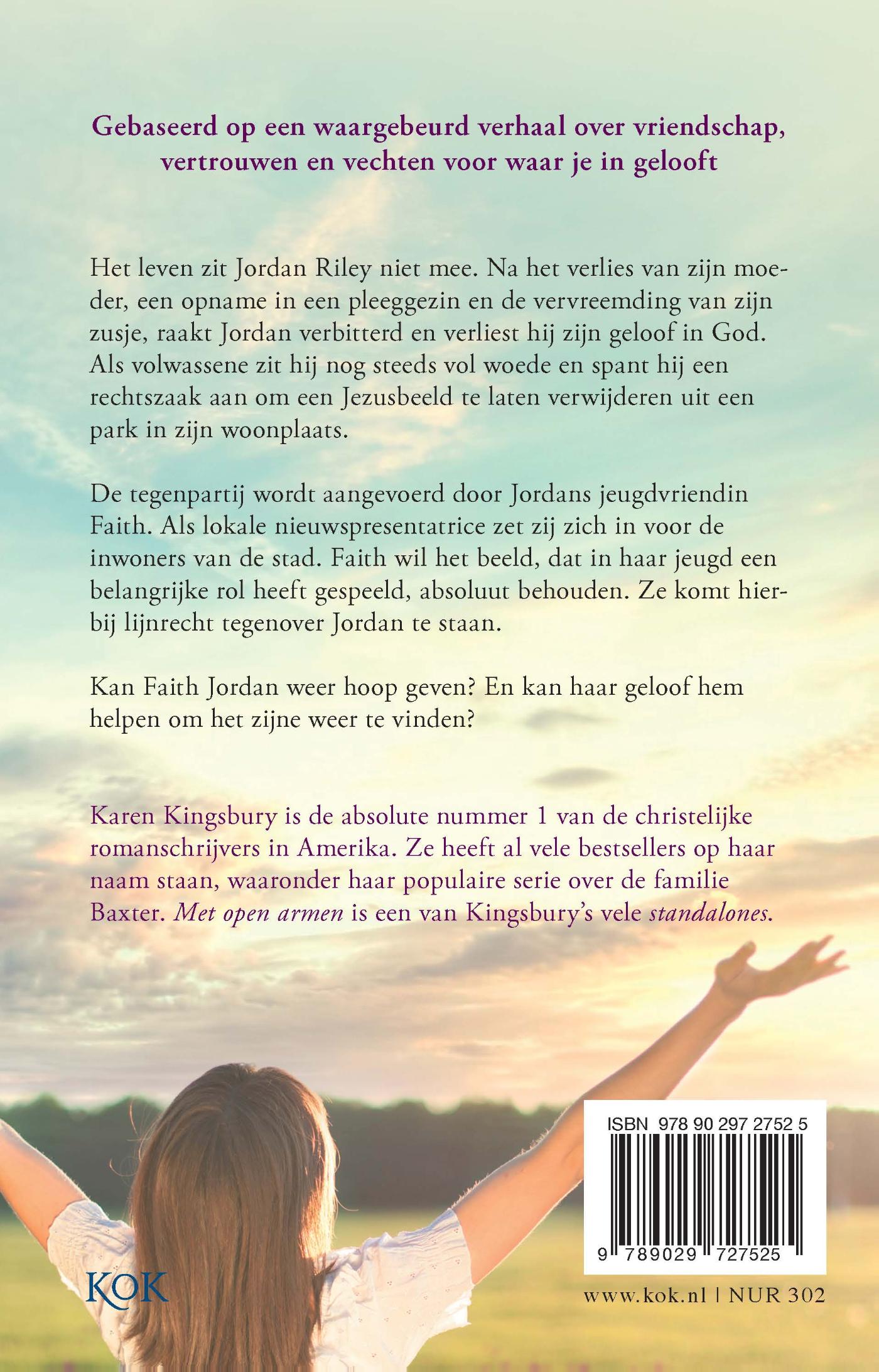 Productafbeelding: achterkant van Met open armen