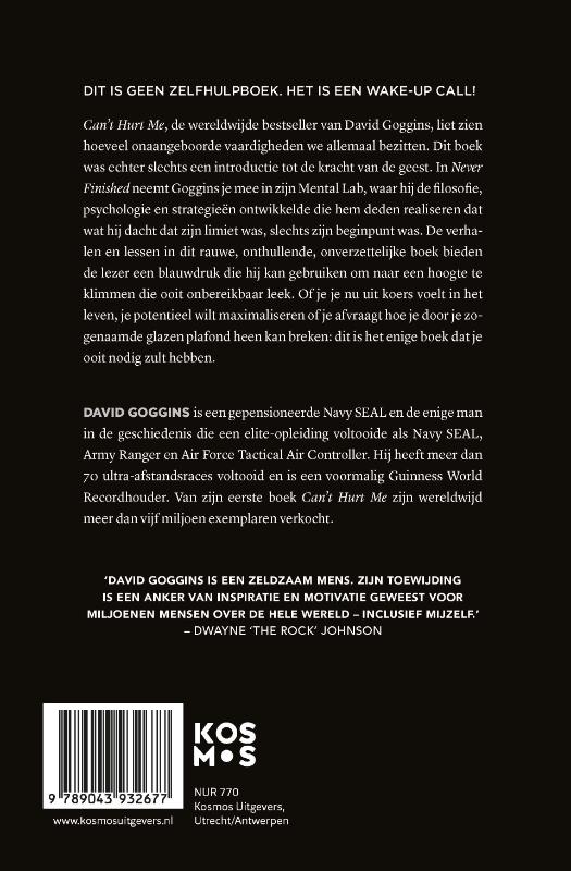 Productafbeelding: achterkant van Never Finished