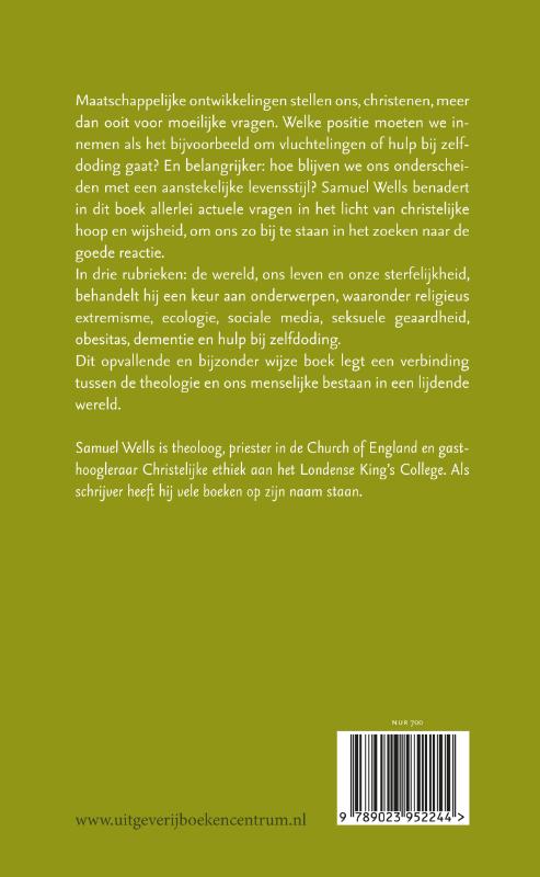 Productafbeelding: achterkant van Hoe zullen we leven?