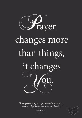 Productafbeelding: voorkant van Wk puur prayer changes...