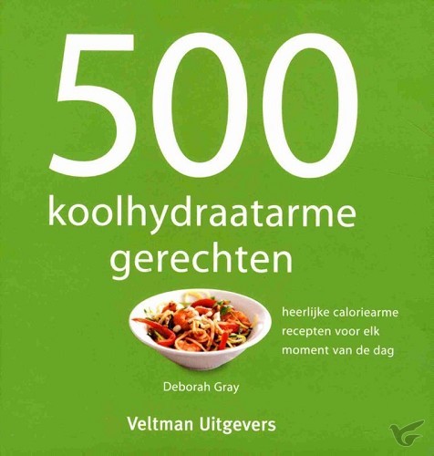 Productafbeelding: voorkant van 500 koolhydraatarme gerechten