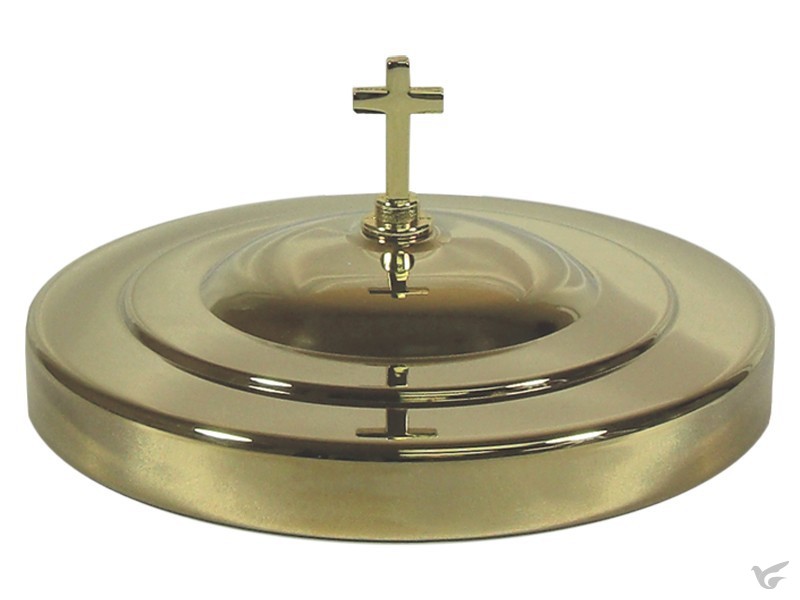 Productafbeelding: voorkant van Communion breadplatecover gold