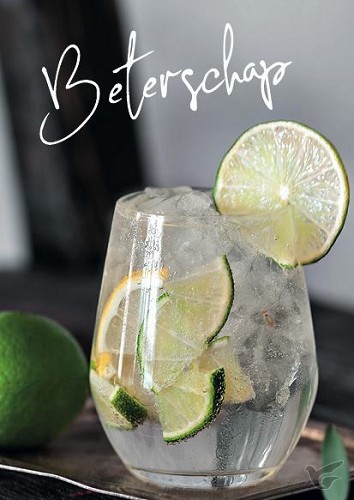 Productafbeelding: voorkant van Kaart beterschap   fruitwater