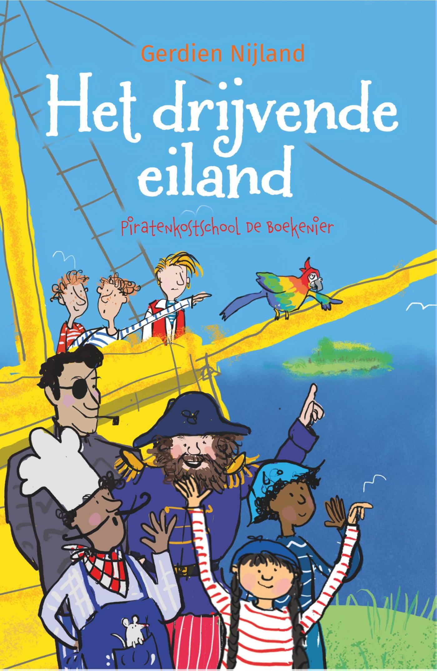 Productafbeelding: voorkant van Piratenkostschool De Boekenier 3 – Het drijvende eiland