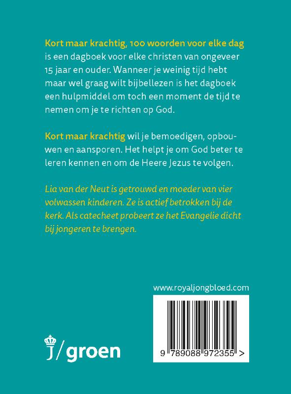Productafbeelding: achterkant van Kort maar krachtig