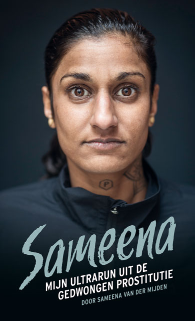 Productafbeelding: voorkant van Sameena; mijn ultrarun uit de gedwongen prostitutie