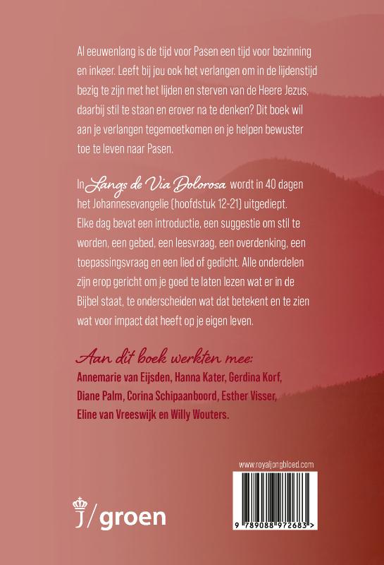 Productafbeelding: achterkant van Langs de Via Dolorosa