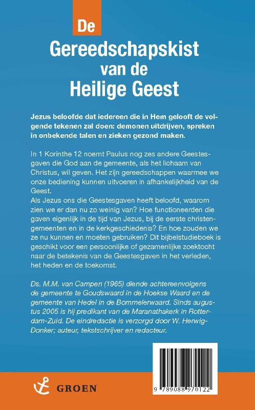 Productafbeelding: achterkant van De Gereedschapskist van de Heilige Geest