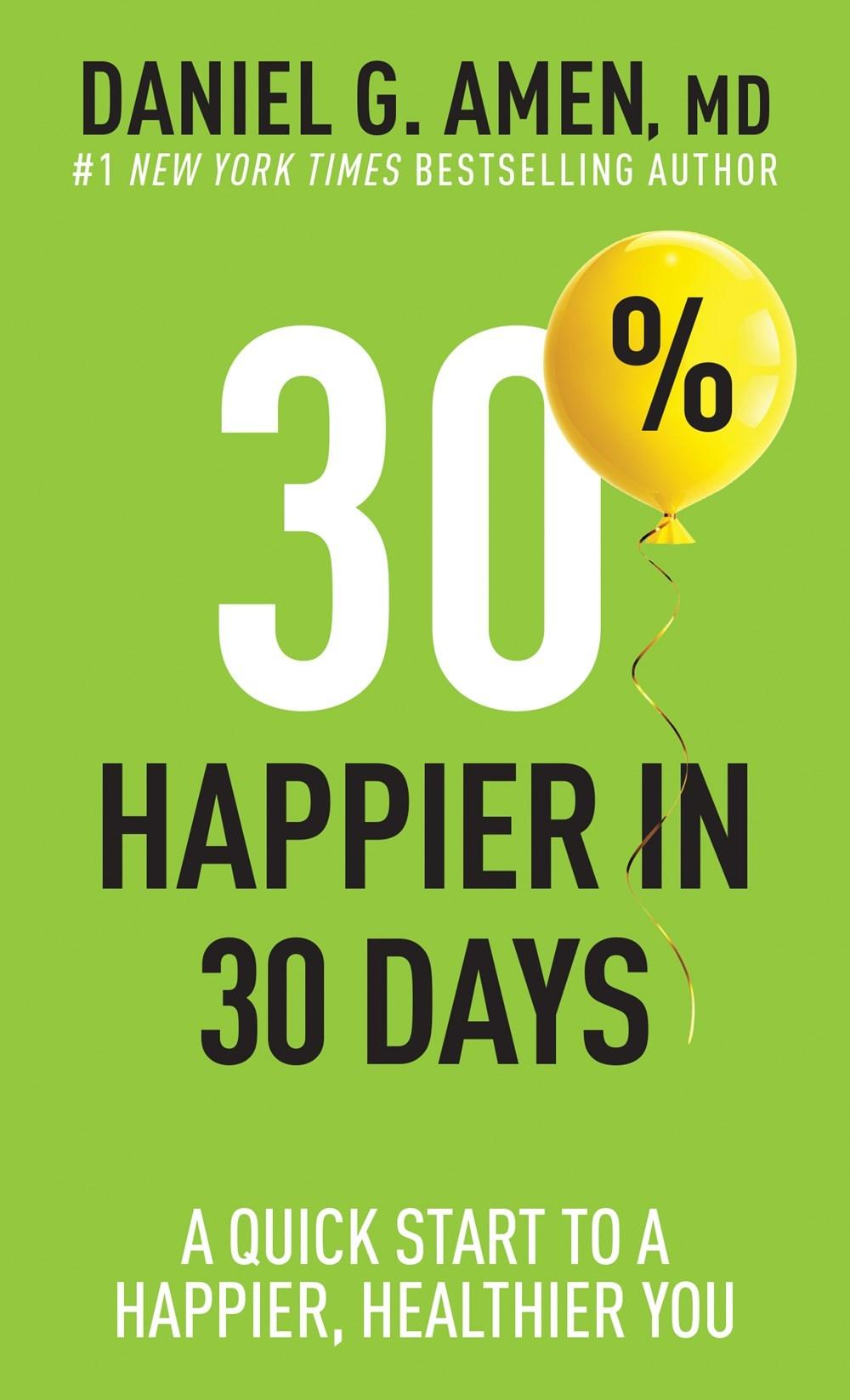 Productafbeelding: voorkant van 30% Happier In 30 Days